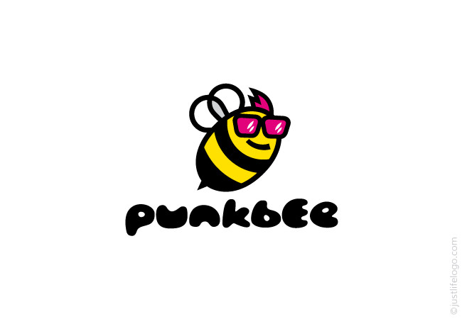 Punk Bee Logo | Great Logos For Sale